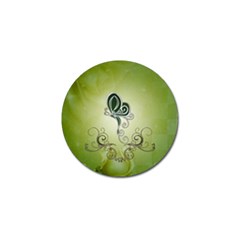 Wonderful Butterlies , Green Colors Golf Ball Marker by FantasyWorld7