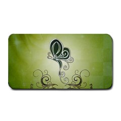 Wonderful Butterlies , Green Colors Medium Bar Mats by FantasyWorld7