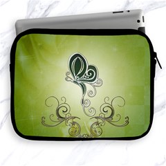 Wonderful Butterlies , Green Colors Apple Ipad 2/3/4 Zipper Cases by FantasyWorld7