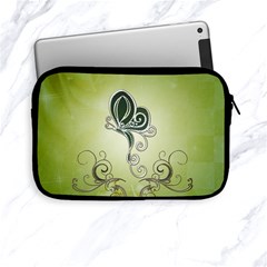 Wonderful Butterlies , Green Colors Apple Ipad Mini Zipper Cases by FantasyWorld7