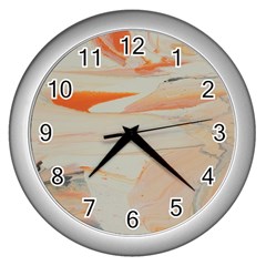 Dreamscape Wall Clock (silver) by WILLBIRDWELL