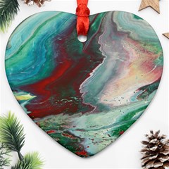 Dreams In Color Heart Ornament (two Sides) by WILLBIRDWELL