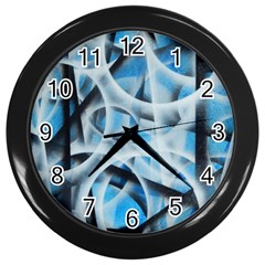 Hindsight Wall Clock (black) by WILLBIRDWELL