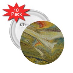 Rainbow Tornado 2 25  Buttons (10 Pack)  by WILLBIRDWELL