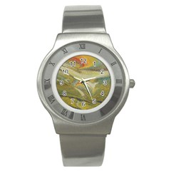 Rainbow Tornado Stainless Steel Watch by WILLBIRDWELL