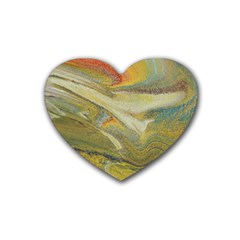 Rainbow Tornado Heart Coaster (4 Pack)  by WILLBIRDWELL