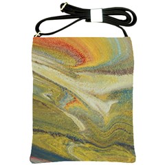 Rainbow Tornado Shoulder Sling Bag by WILLBIRDWELL