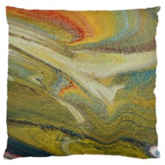 Rainbow Tornado Large Flano Cushion Case (one Side) by WILLBIRDWELL