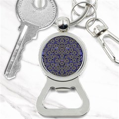 Blue Small Wonderful Floral In Mandalas Bottle Opener Key Chains by pepitasart