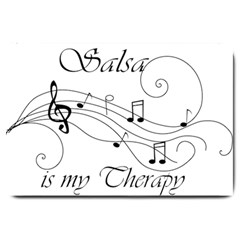 Salsa Is My Therapy Partition Large Doormat  by alllovelyideas