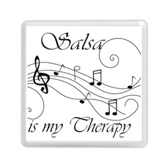 Salsa Is My Therapy Partition Memory Card Reader (square) by alllovelyideas