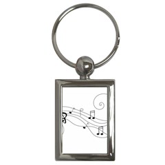 Music Partition Key Chains (rectangle)  by alllovelyideas