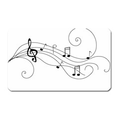 Music Partition Magnet (rectangular) by alllovelyideas