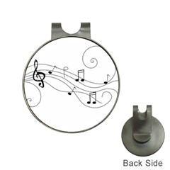 Music Partition Hat Clips With Golf Markers by alllovelyideas