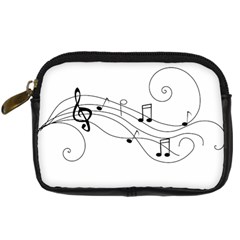 Music Partition Digital Camera Leather Case by alllovelyideas