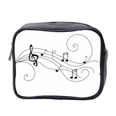 Music Partition Mini Toiletries Bag (two Sides) by alllovelyideas