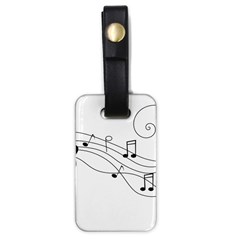 Music Partition Luggage Tags (one Side)  by alllovelyideas