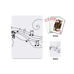 Music Partition Playing Cards (mini) by alllovelyideas