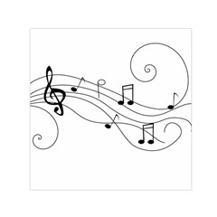 Music Partition Small Satin Scarf (square) by alllovelyideas