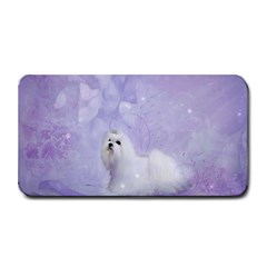 Cute Little Maltese, Soft Colors Medium Bar Mats by FantasyWorld7