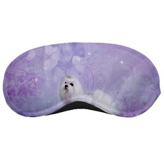 Cute Little Maltese, Soft Colors Sleeping Masks by FantasyWorld7