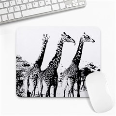 Giraffe  Large Mousepads by Valentinaart