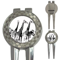 Giraffe  3-in-1 Golf Divots by Valentinaart