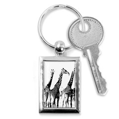 Giraffe  Key Chains (rectangle)  by Valentinaart