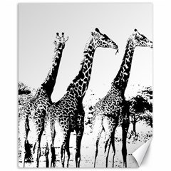 Giraffe  Canvas 16  X 20  by Valentinaart