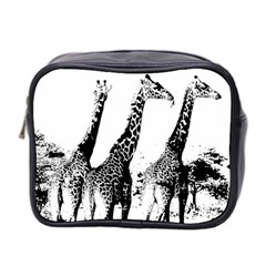 Giraffe  Mini Toiletries Bag (two Sides) by Valentinaart