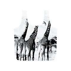 Giraffe  Full Print Recycle Bag (s) by Valentinaart