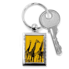 Giraffe  Key Chains (rectangle)  by Valentinaart