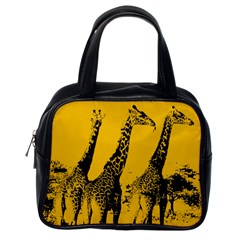 Giraffe  Classic Handbag (one Side) by Valentinaart