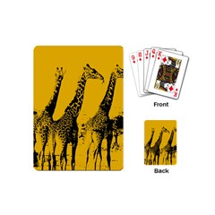 Giraffe  Playing Cards (mini) by Valentinaart