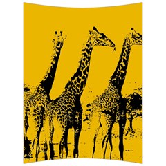 Giraffe  Back Support Cushion by Valentinaart