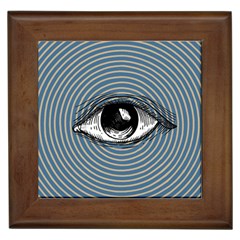 Pop Art Eye Framed Tiles by Valentinaart