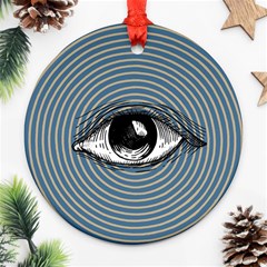 Pop Art Eye Ornament (round) by Valentinaart