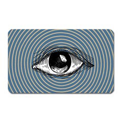 Pop Art Eye Magnet (rectangular) by Valentinaart