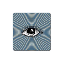 Pop Art Eye Square Magnet by Valentinaart