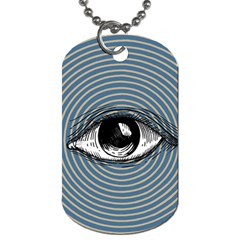 Pop Art Eye Dog Tag (two Sides) by Valentinaart