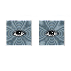 Pop Art Eye Cufflinks (square) by Valentinaart