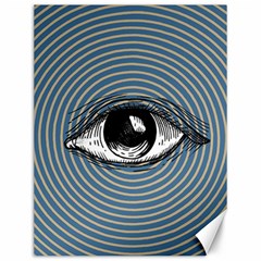 Pop Art Eye Canvas 12  X 16  by Valentinaart