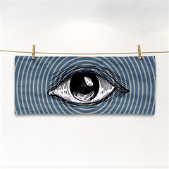 Pop Art Eye Hand Towel by Valentinaart