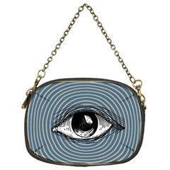 Pop Art Eye Chain Purse (one Side) by Valentinaart