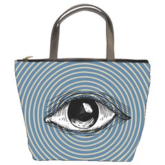 Pop Art Eye Bucket Bag by Valentinaart