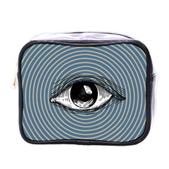 Pop Art Eye Mini Toiletries Bag (one Side) by Valentinaart