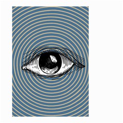 Pop Art Eye Small Garden Flag (two Sides) by Valentinaart