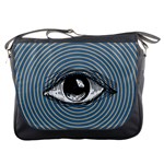 Pop Art Eye Messenger Bag Front