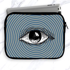 Pop Art Eye Apple Ipad 2/3/4 Zipper Cases by Valentinaart