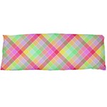 Pastel Rainbow Tablecloth Diagonal Check Body Pillow Case (Dakimakura) Body Pillow Case